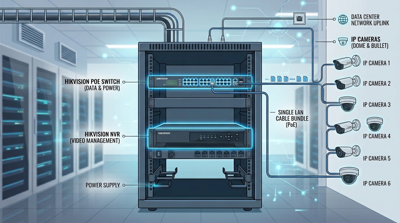 PoEカメラシステム構築ガイド：LANケーブル1本で完結する配線節約術
