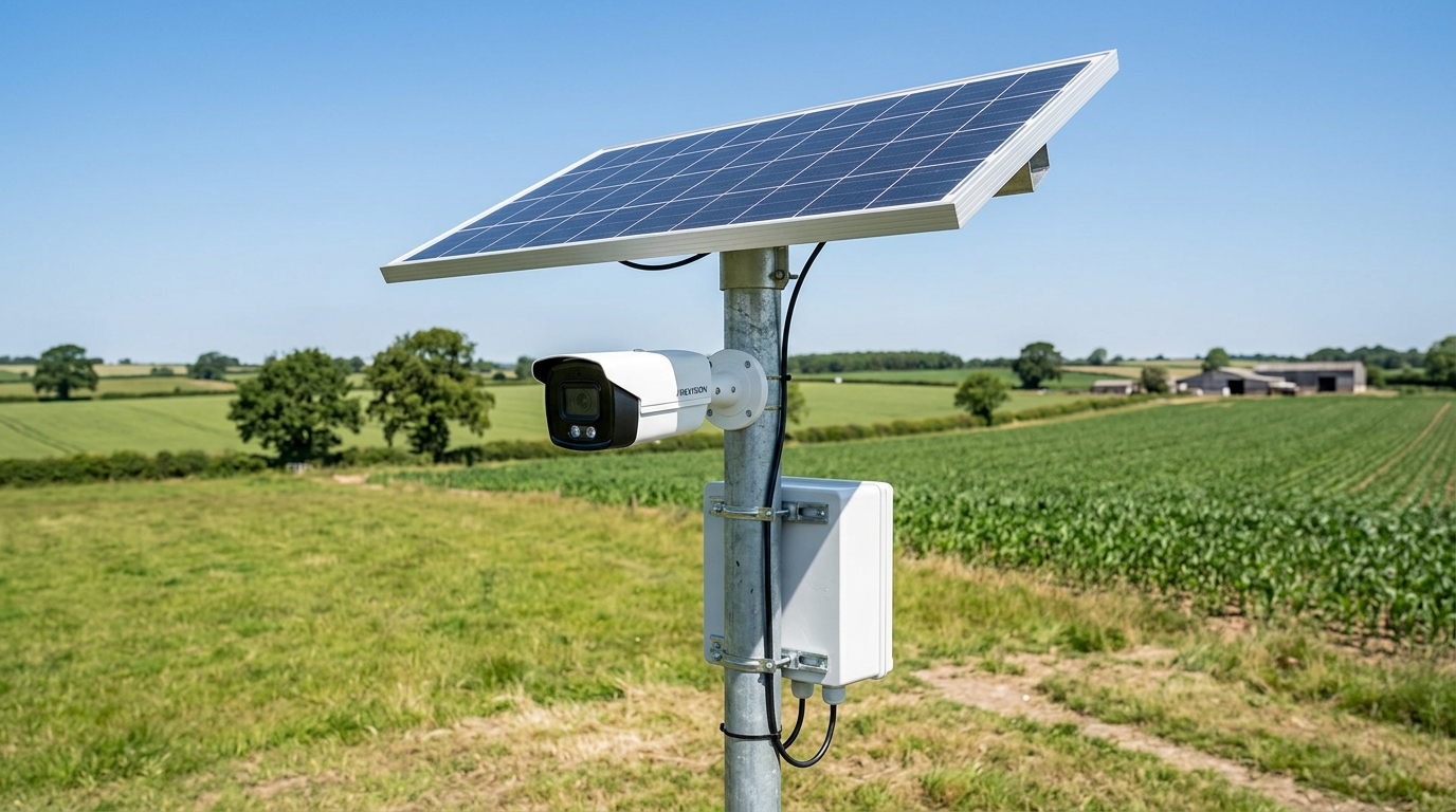 ソーラーカメラ完全ガイド：電源不要で農地・建設現場・山間部の監視を実現