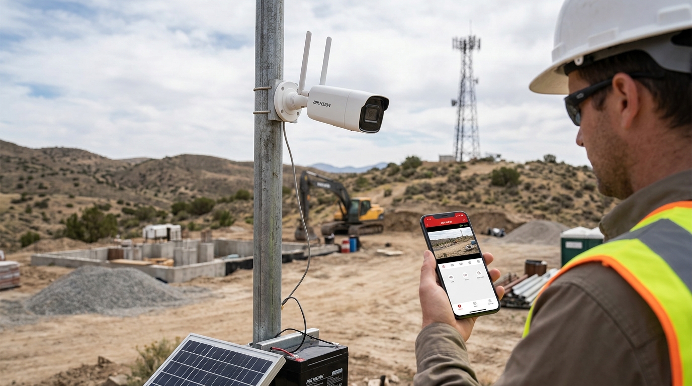 4G通信対応カメラとは？インターネット回線なしで遠隔監視を実現する方法