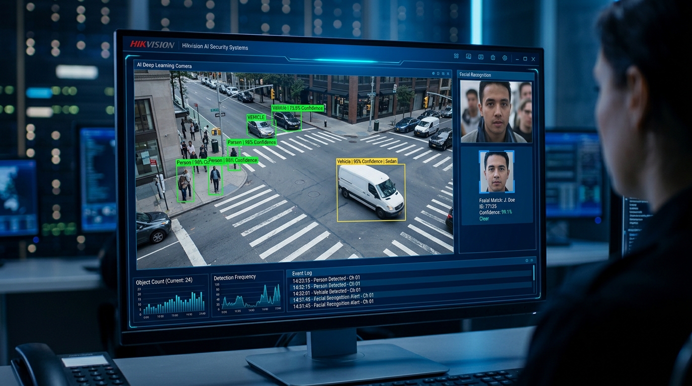 DeepinView AIカメラで実現する顔認識・人物検知の高度な監視システム