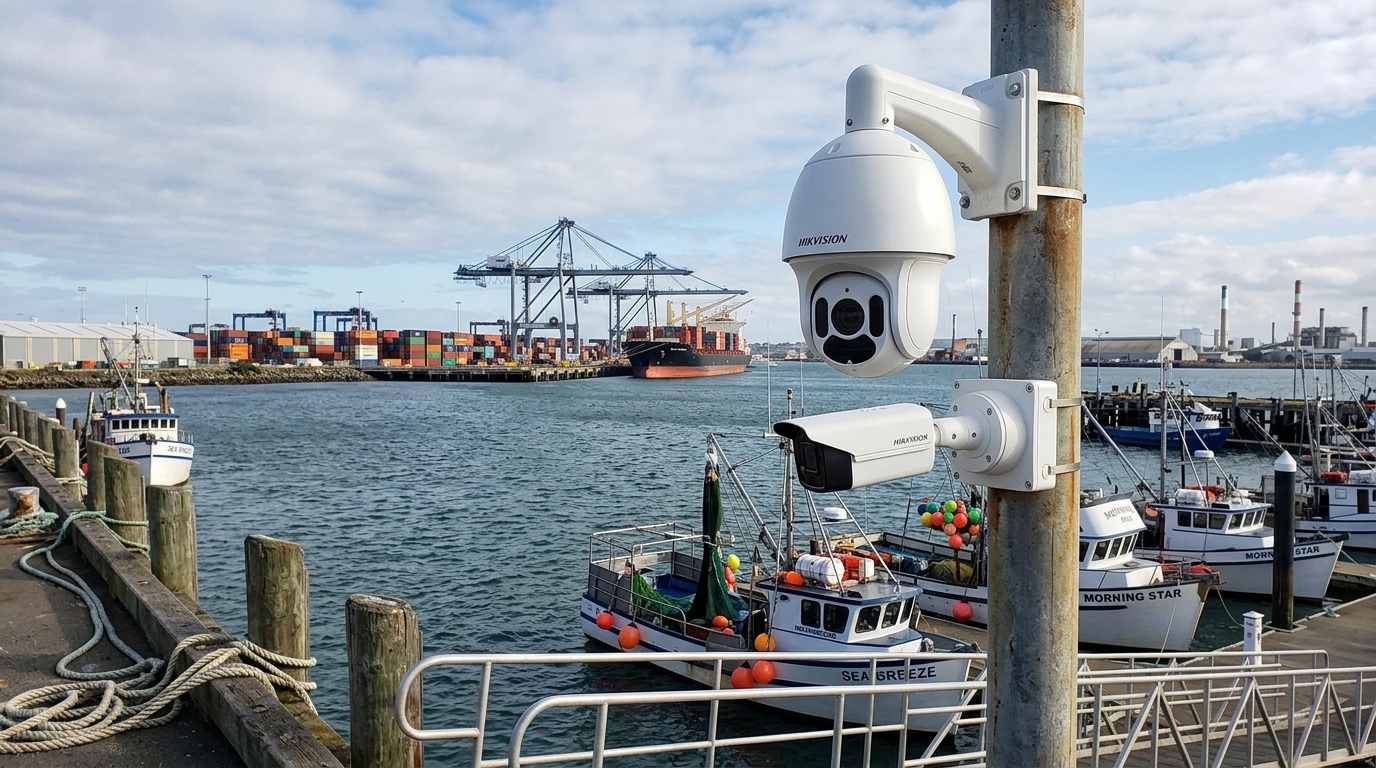 港湾・漁港・沿岸施設の監視システム：塩害対策と広域監視の実現