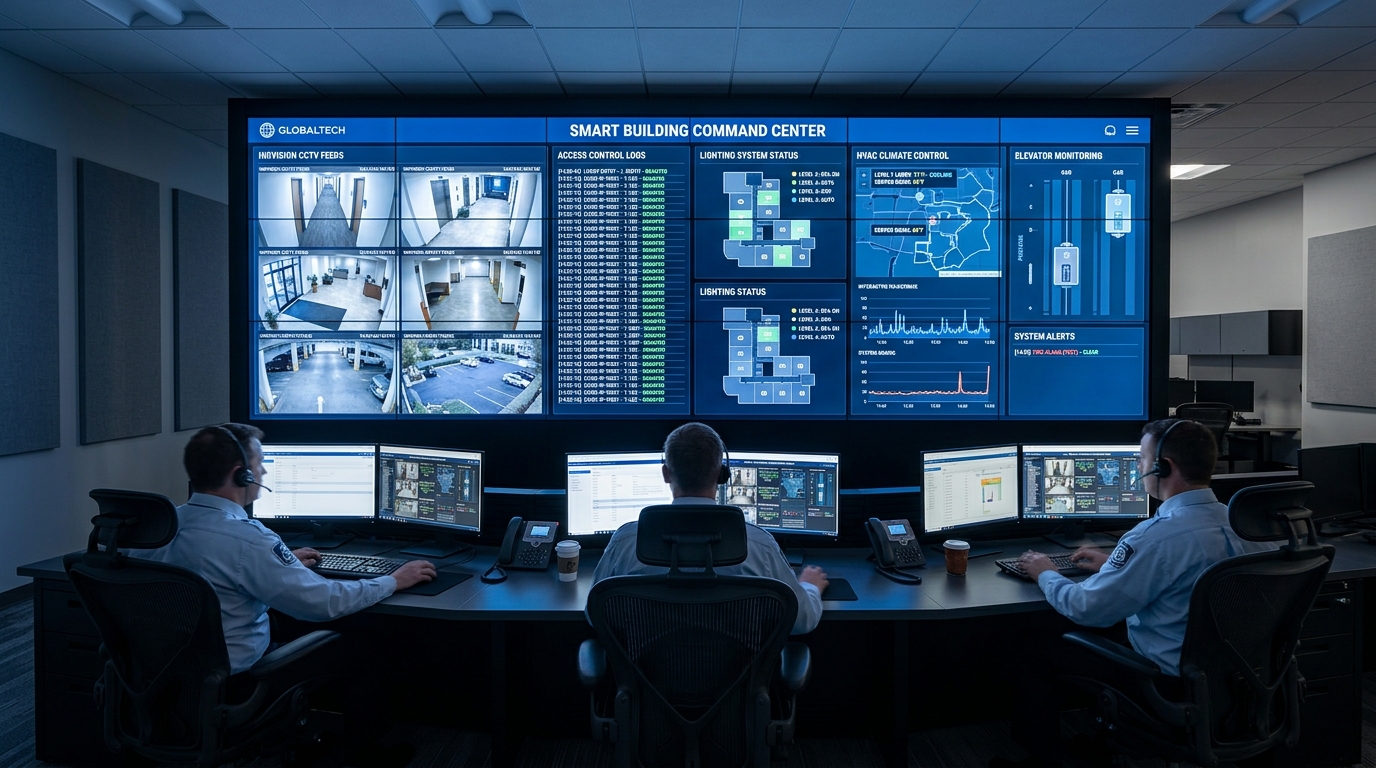 BAS（ビルオートメーション）と防犯カメラ連携：空調・照明・セキュリティの一元管理